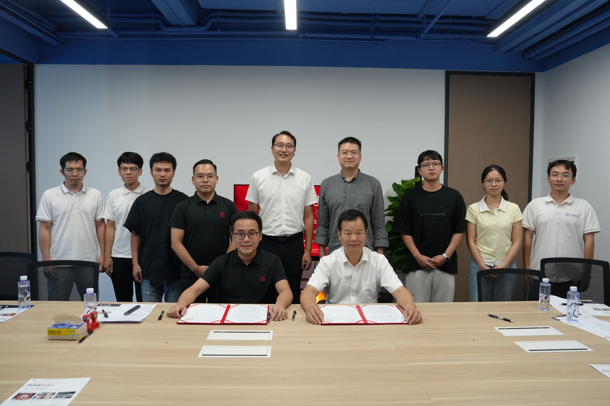 实习就业丨公司与羽飞科技（广西）有限责任公司举行校企合作交流暨签约活动